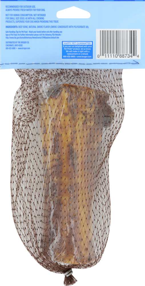 slide 2 of 2, Pet Pride® Natural Smokey Ribeye Dog Bone, 1 ct