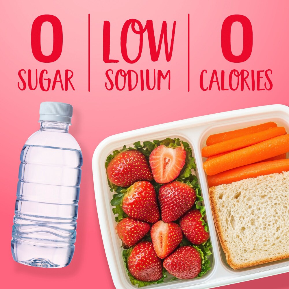 slide 3 of 4, Kroger Strawberry Flavored Water, 15 bottles / 10 fl oz