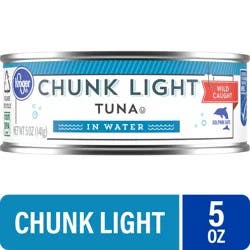 Kroger Wild Caught Chunk Light Tuna In Water