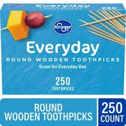Kroger Round Wooden Toothpicks