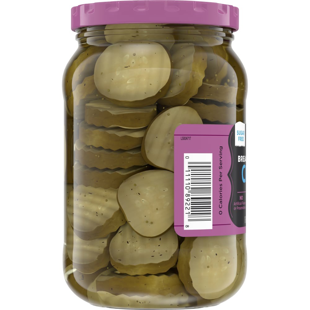 slide 5 of 5, Kroger Sugar Free Bread & Butter Chips, 16 fl oz