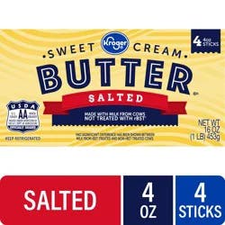 Kroger Salted Butter Sticks