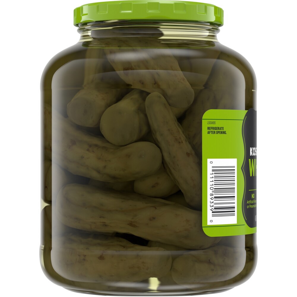 slide 4 of 4, Kroger Kosher Whole Dill Pickles - 46 fl oz, 46 fl oz