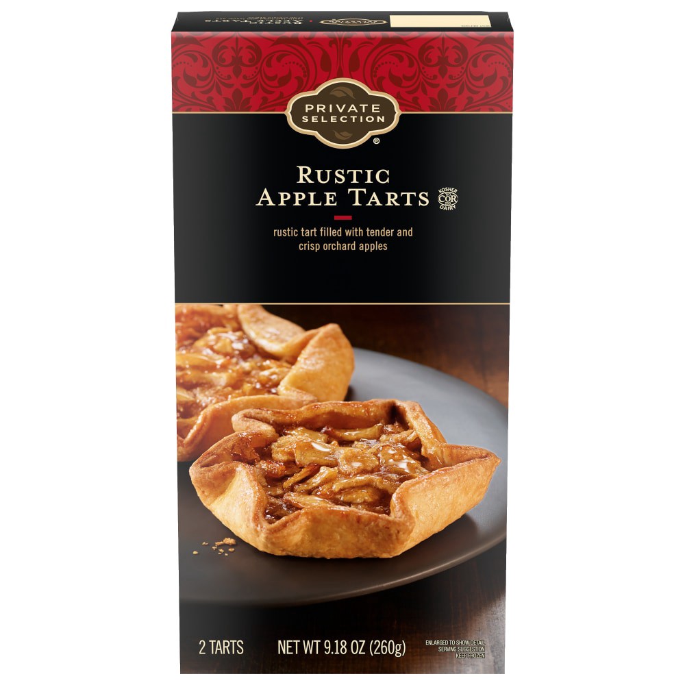 slide 2 of 3, Private Selection Rustic Apple Tarts, 2 ct; 4.59 oz