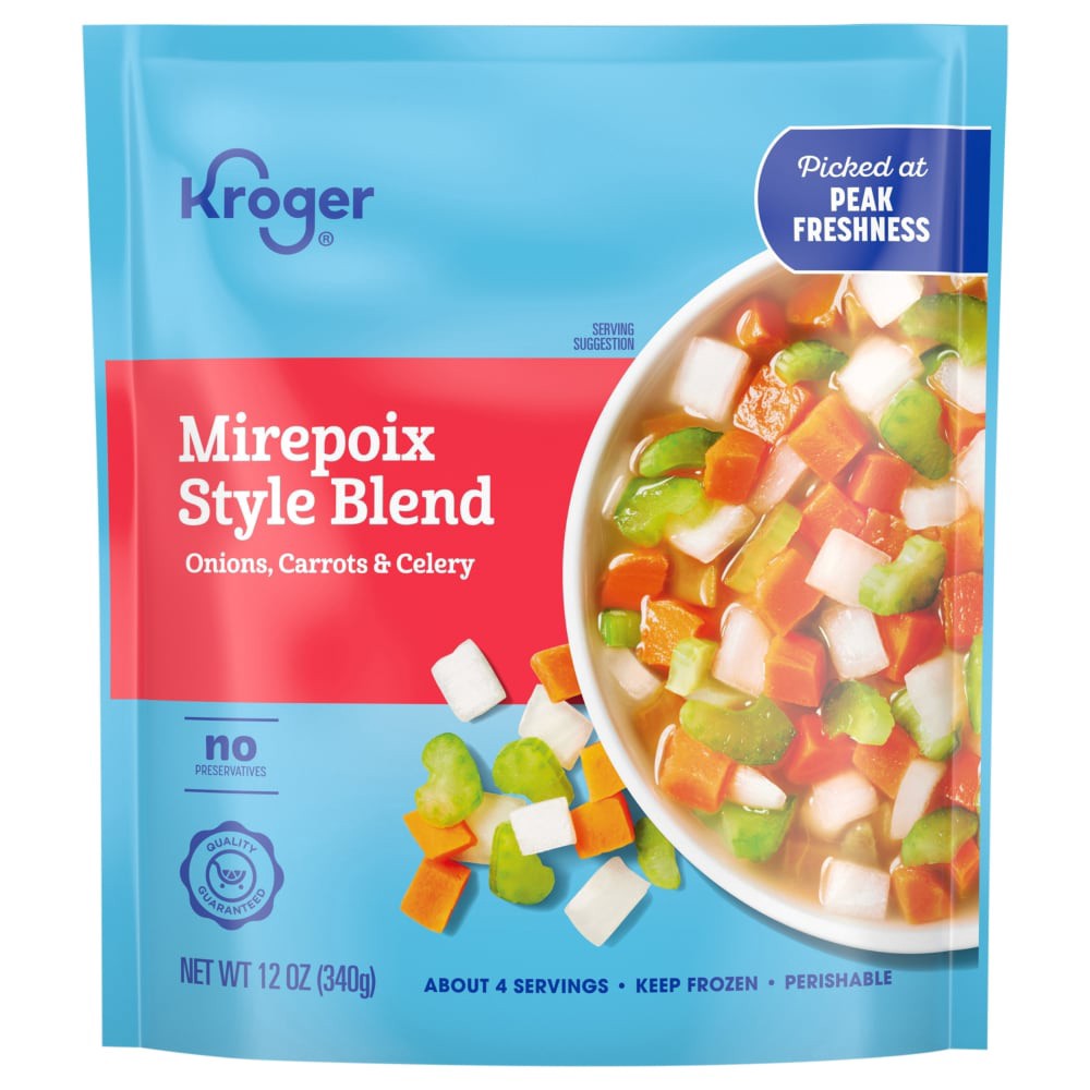slide 2 of 5, Kroger Meal-Ready Mirepoix Style Blend Sides, 12 oz