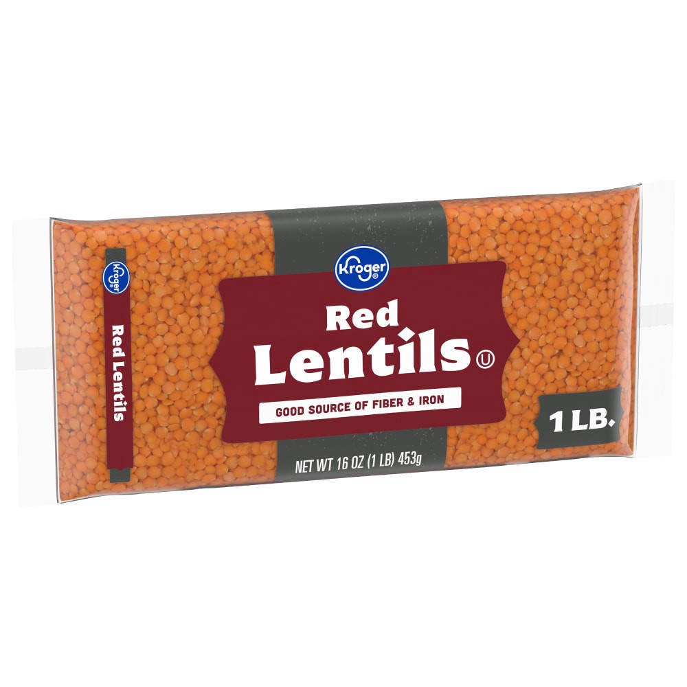 slide 3 of 6, Kroger Red Lentils, 1 lb