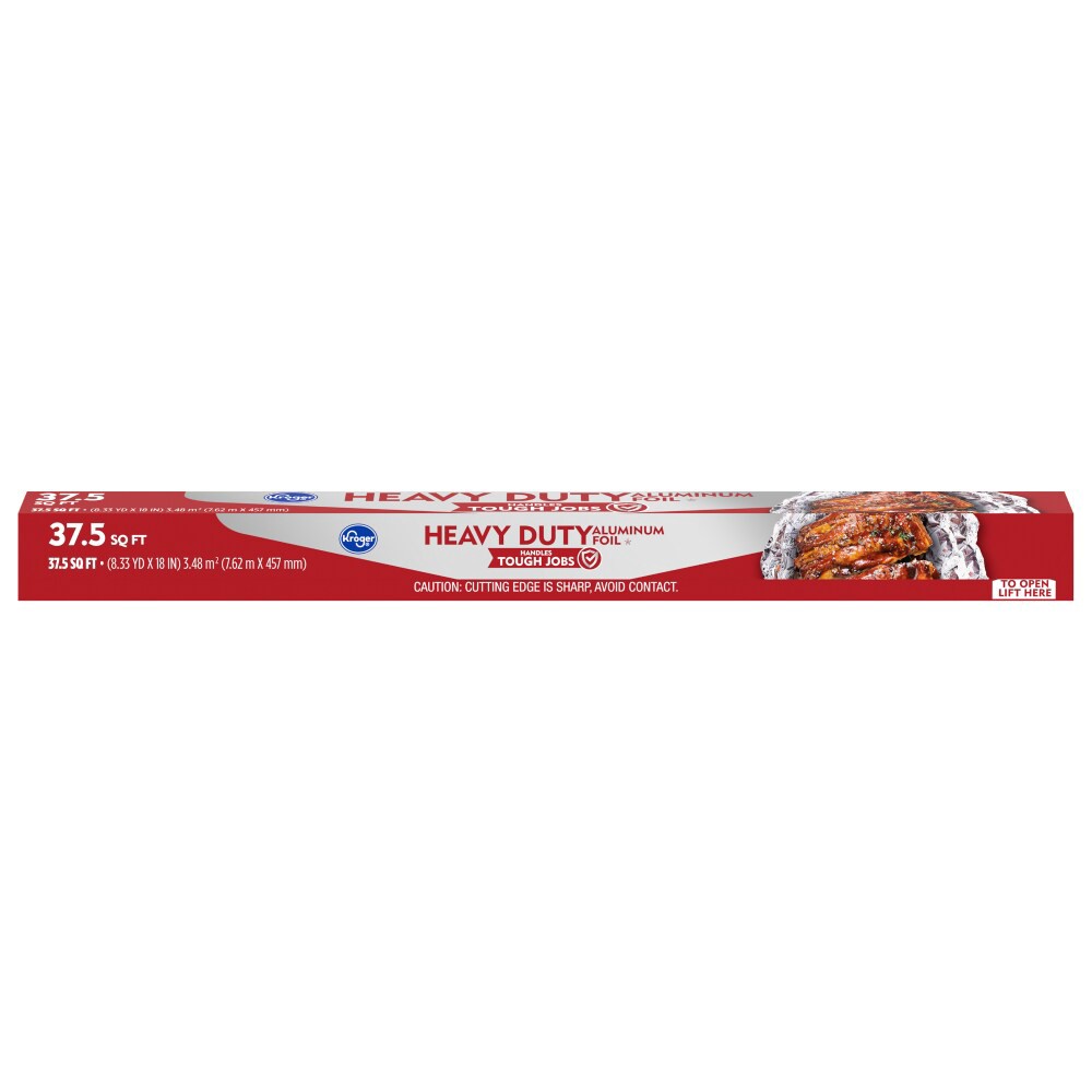 slide 2 of 3, Kroger Heavy Duty Aluminum Foil, 37.5 sq ft