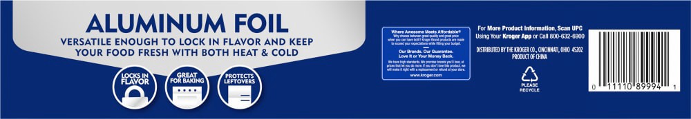 slide 4 of 4, Kroger Aluminum Foil, 200 sq ft