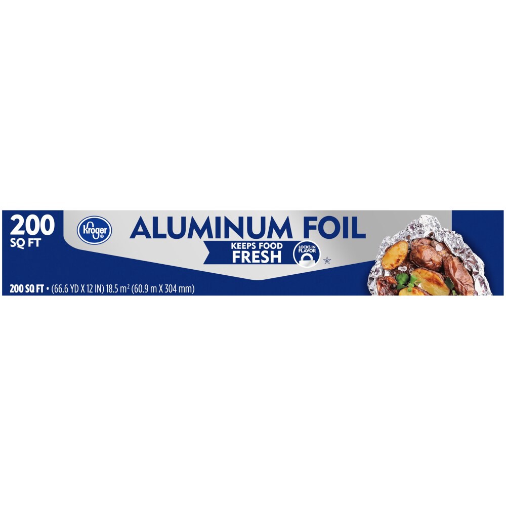slide 2 of 4, Kroger Aluminum Foil, 200 sq ft