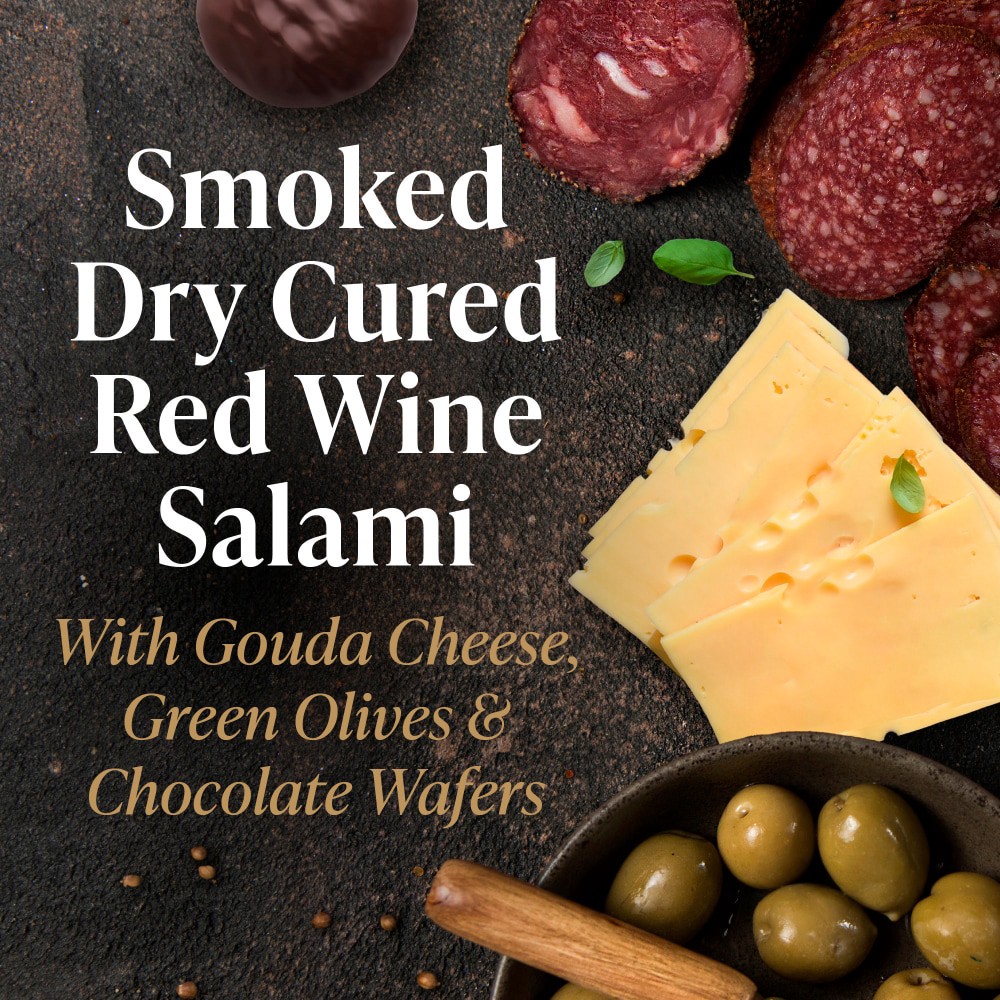slide 2 of 4, Private Selection Smoked Dry Cured Red Wine Salami Snack Board 2.71 oz, 2.71 oz