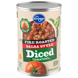 Kroger Salsa Style Fire Roasted Diced Tomatoes