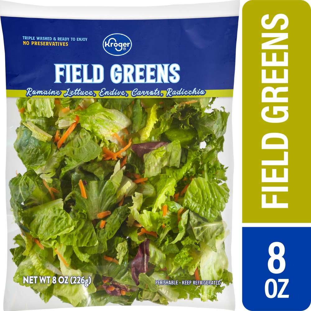 slide 3 of 3, Fresh Selections Kroger Field Greens Salad Mix, 8 oz