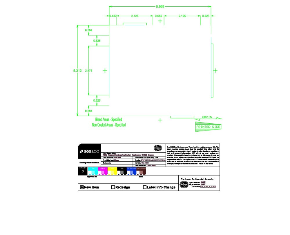 slide 2 of 2, Kroger Raisins Seedless, 6 oz