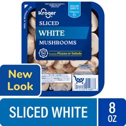 Kroger Sliced White Mushrooms