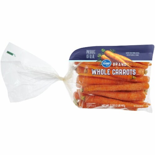 slide 1 of 1, Harris Teeter Farmers Market Whole Carrots Bag, 2 lb