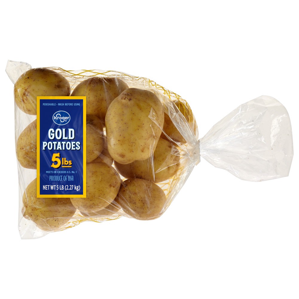 slide 2 of 2, Kroger Gold Potatoes, 5 lb
