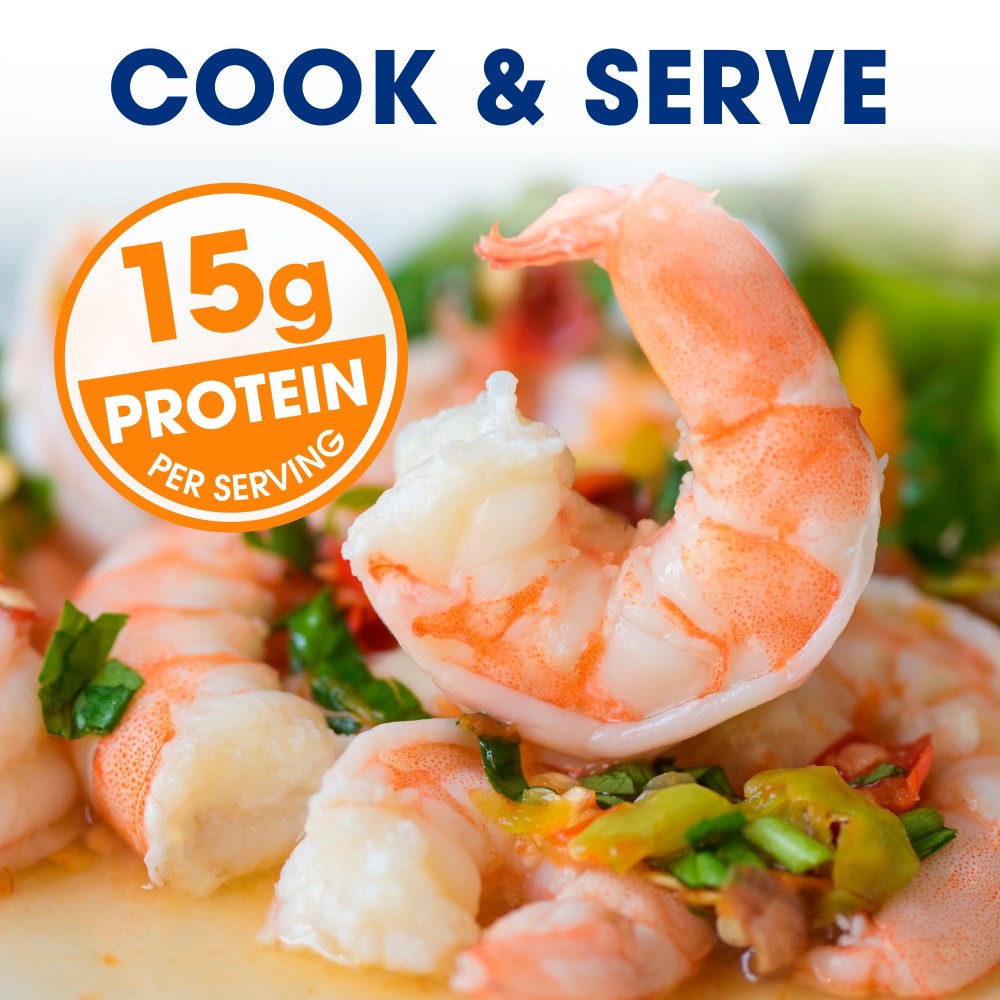 slide 4 of 4, Kroger Wild Caught Peeled & Deveined Medium Raw Shrimp, 10 oz