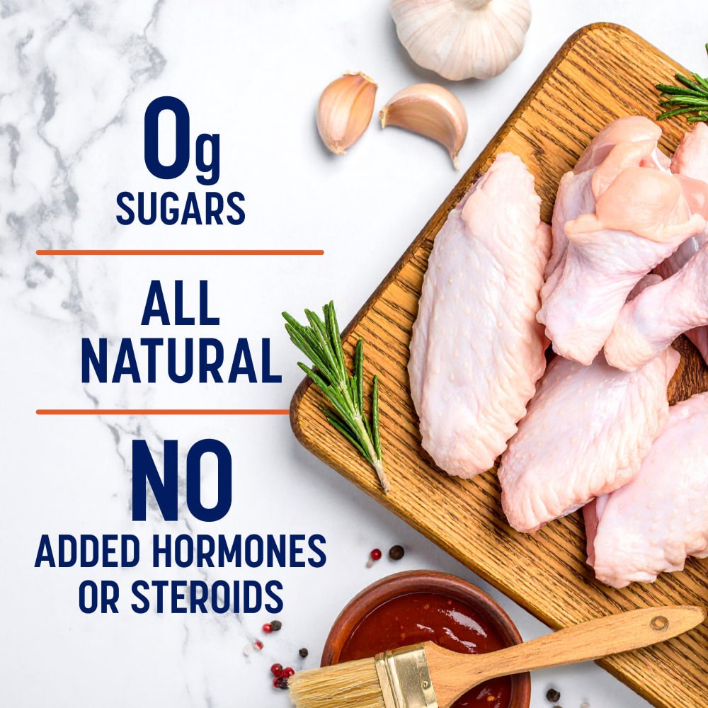 slide 3 of 5, Kroger Bonein Skin On Chicken Party Wings, 2.5 lb