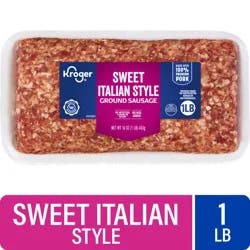Kroger Sweet Ground Italian Sausage