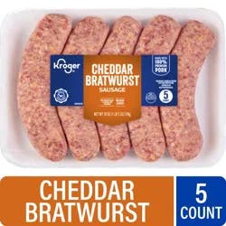 Kroger® Cheddar Bratwurst