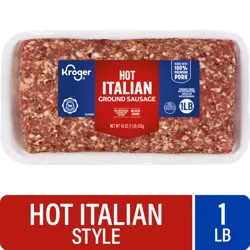 Kroger Hot Italian Ground Sausage
