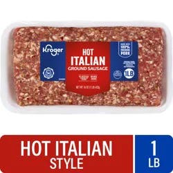 Kroger Hot Italian Ground Sausage