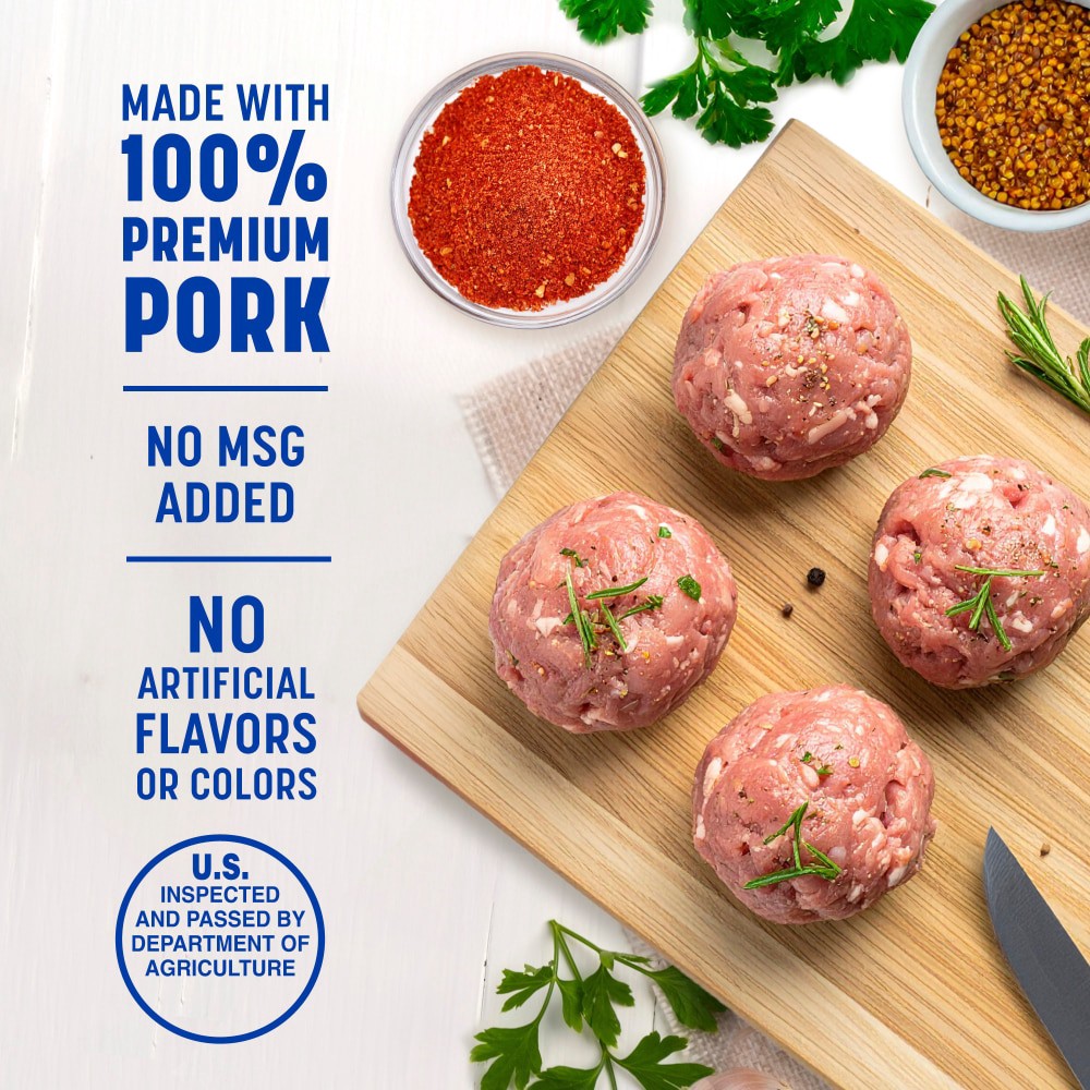 slide 5 of 5, Kroger Hot Italian Ground Sausage, 16 oz