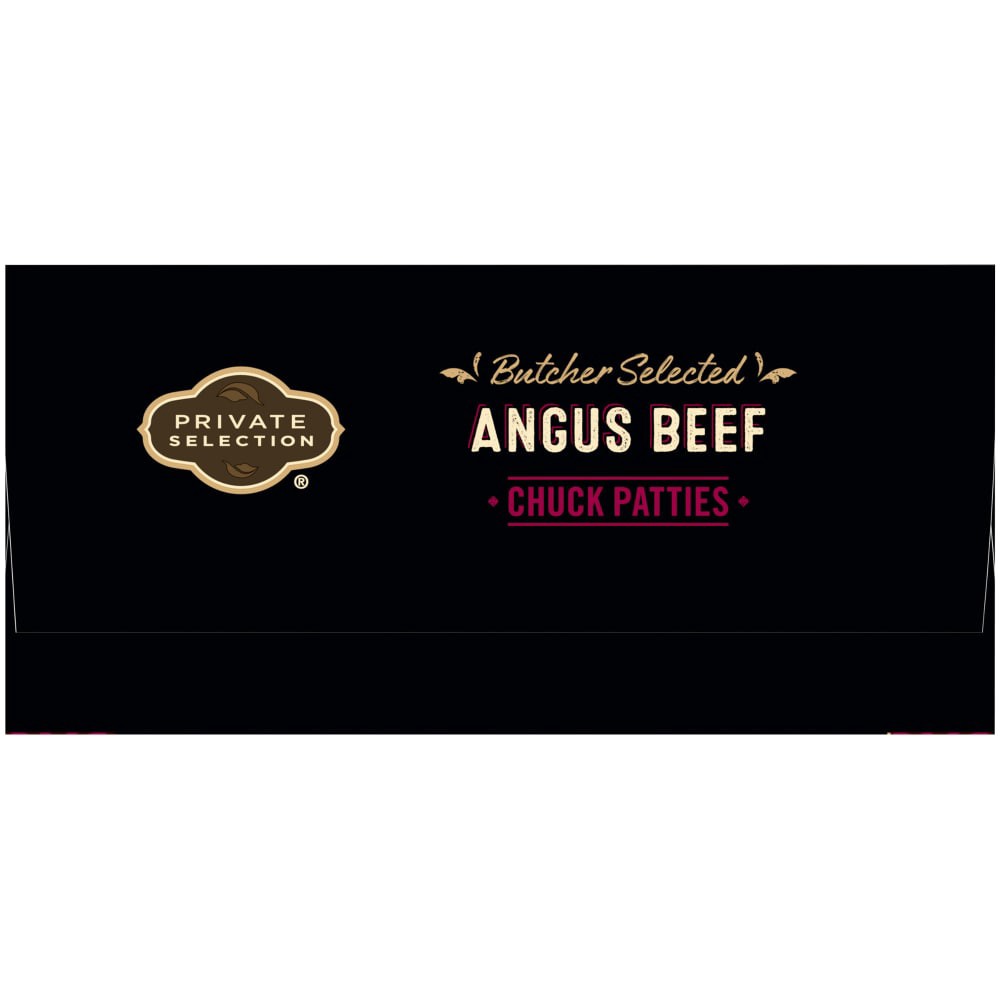 slide 3 of 3, Private Selection Angus Beef Chuck Patties 6 Count, 32 oz