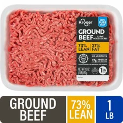 Kroger® 73/27 Ground Beef Tray 1 LB
