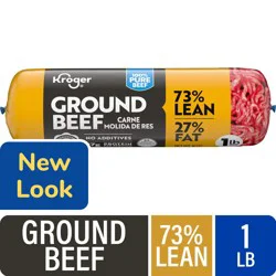Kroger 73/27 Ground Beef Roll