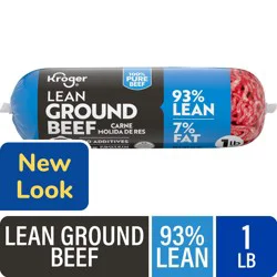Kroger 93/7 Lean Ground Beef Roll