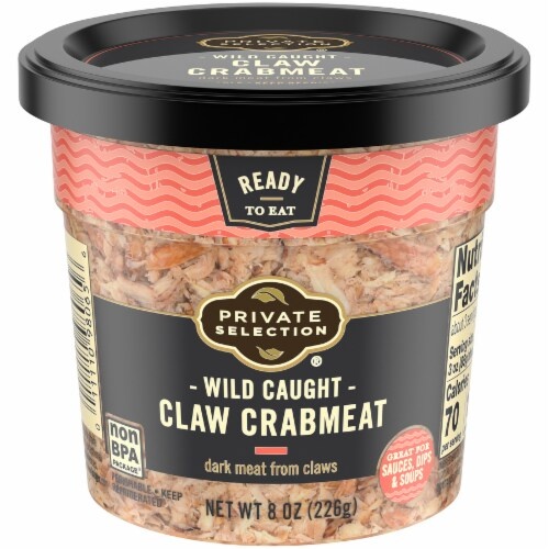 slide 3 of 3, Private Selection Wild Caught Claw Crab Meat, 8 oz