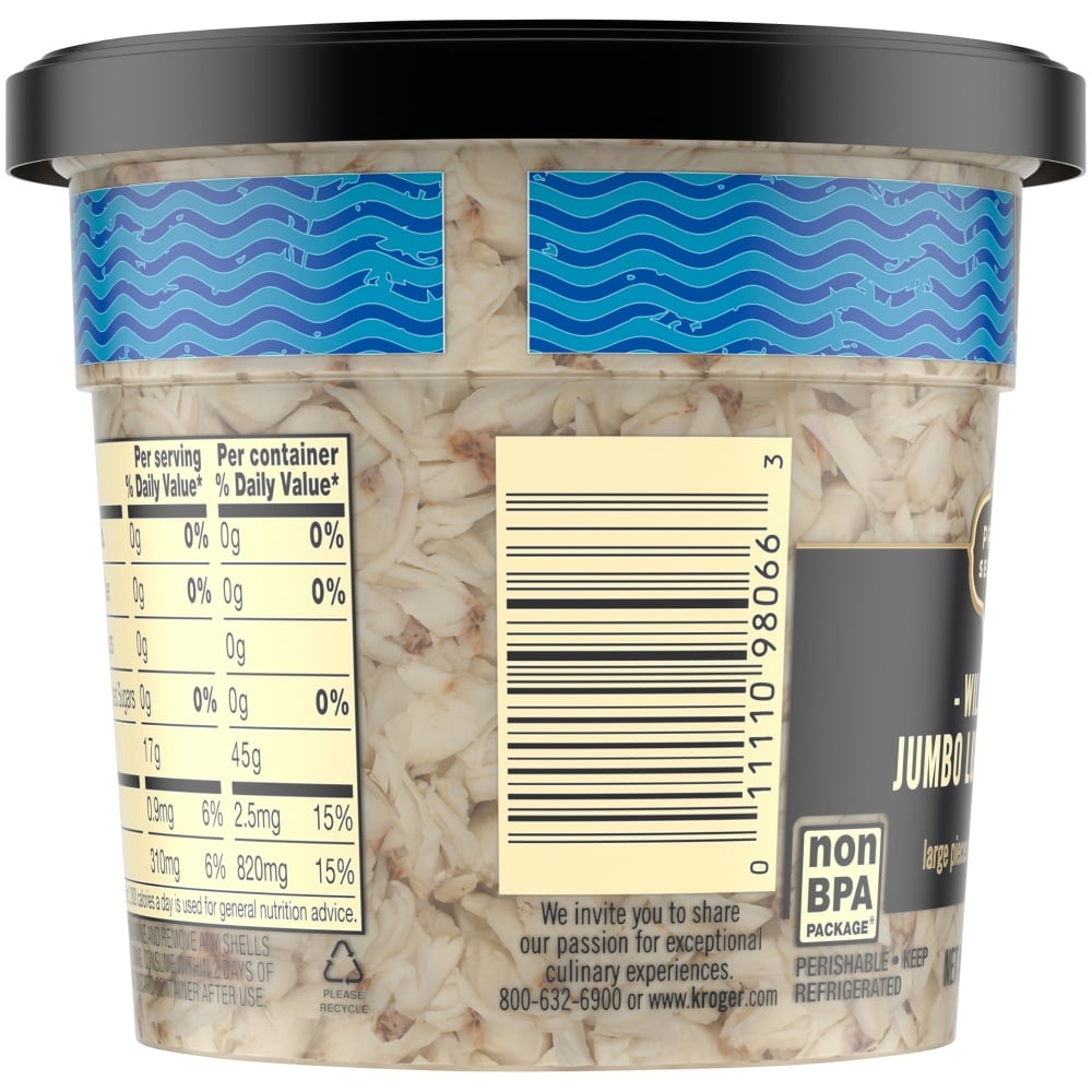 slide 4 of 5, Private Selection Wild Caught Jumbo Lump Crabmeat, 8 oz