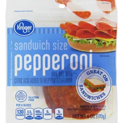 Kroger Sandwich Size Pepperoni