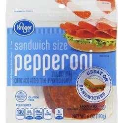 Kroger Sandwich Size Pepperoni