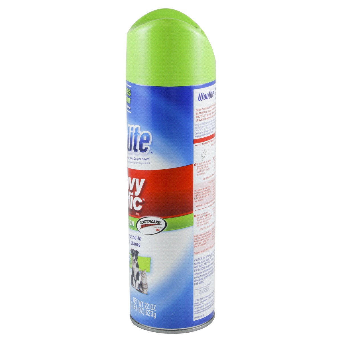 slide 2 of 4, Woolite Heavy Traffic Carpet Foam 22 oz, 22 oz