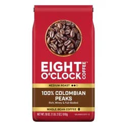 Eight O'Clock Coffee™ 100% Colombian Peaks Medium Roast Whole Bean Coffee