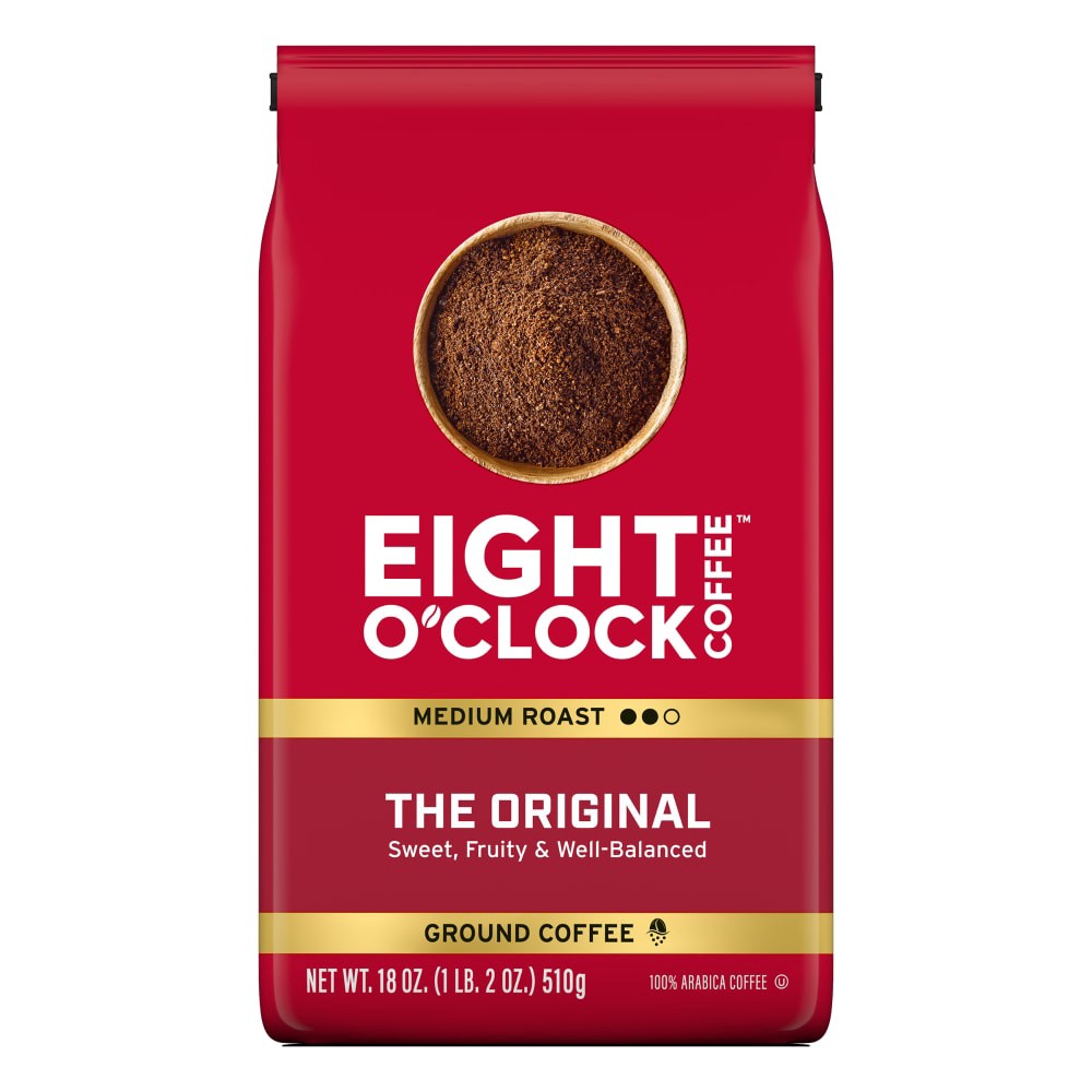 slide 1 of 1, Eight O'Clock Coffee™ The Original Medium Roast Ground Coffee, 18 oz