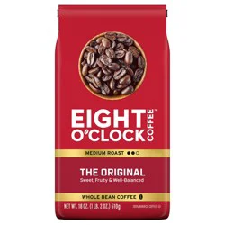 8 Oclock Original Whole Bean Coffee 18 Oz