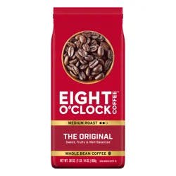 Eight O'Clock Coffee The Original, our oldest recipe and most iconic roast made from premium Arabica beans. Medium roasted to deliver sweet and fruity notes with well-balanced finish.