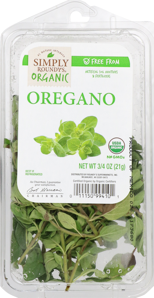 slide 2 of 2, Roundy's Organics Oregano, 0.75 oz