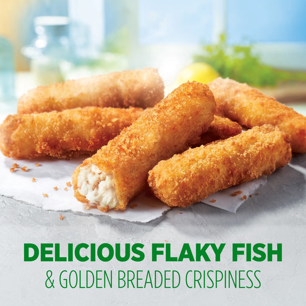 slide 2 of 6, Mrs. Paul's Crunchy Breaded Jumbo Fish Sticks, 23 oz