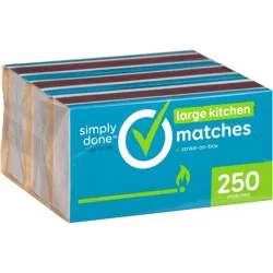 Simply Done Matches, Kitchen, Large 3-250 Ea