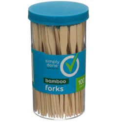 Simply Done Toothpicks Bamboo Fork