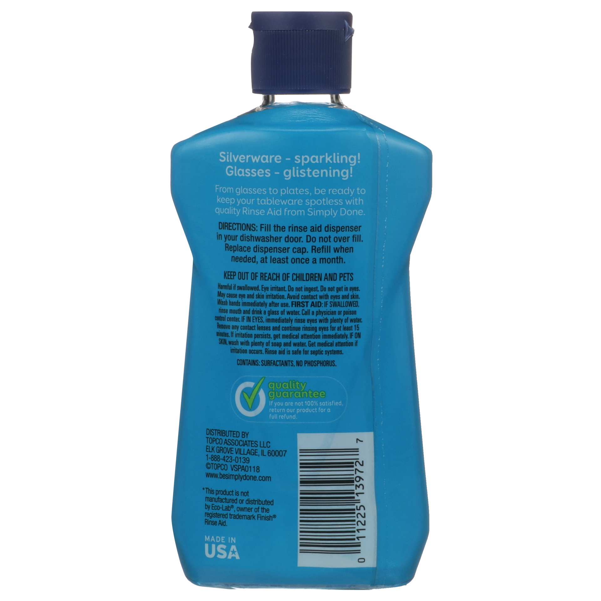slide 3 of 6, Simply Done Dishwasher Rinse Aid 8.45 fl oz, 8.45 fl oz