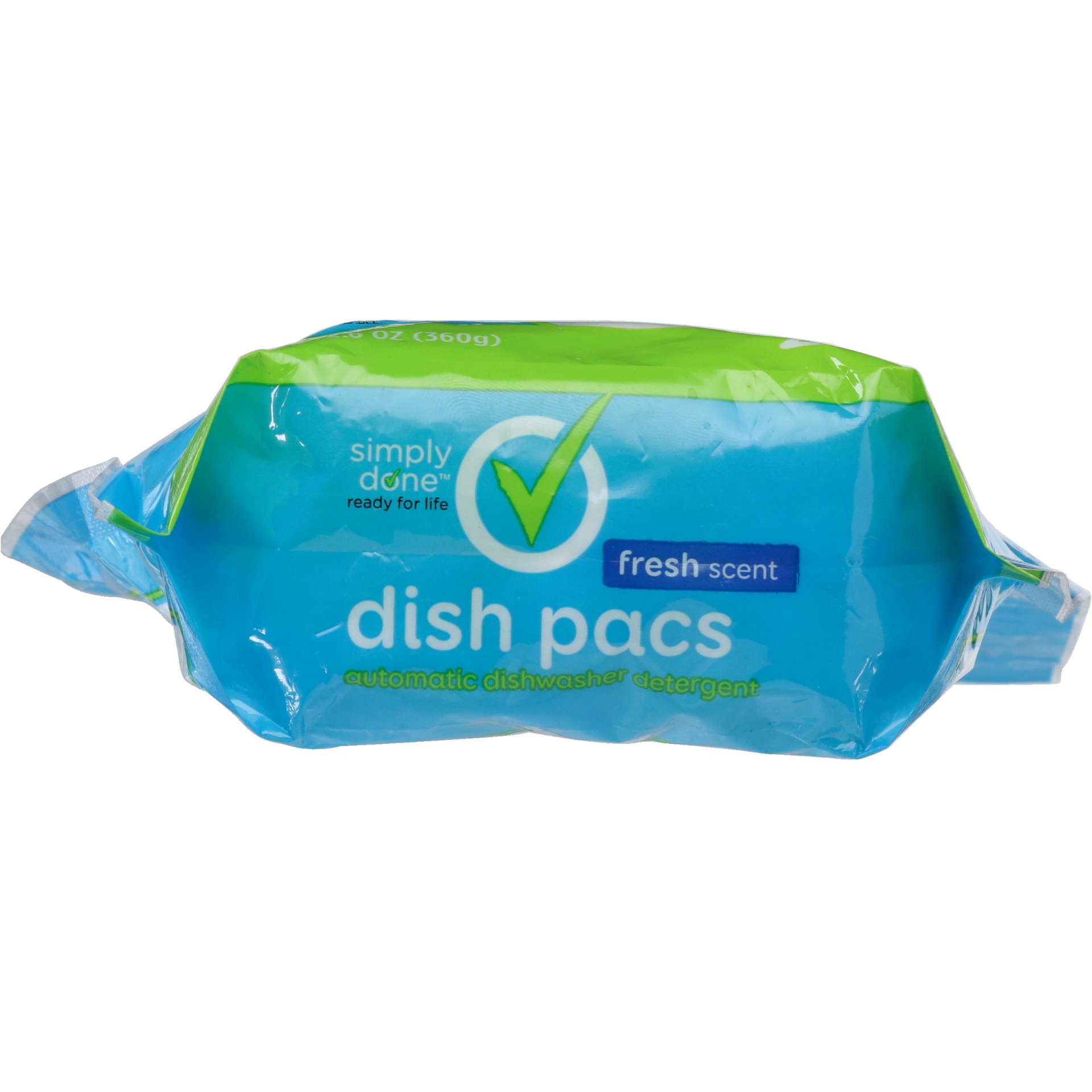 slide 6 of 6, Simply Done Dish Pacs Automatic Dishwasher Detergent Fresh Scent, 20 ct