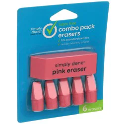 Simply Done Latex Free Combo Pack Eraser 6 Ea