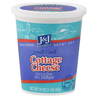 slide 1 of 1, J&J 4% Cottage Cheese, 16 oz