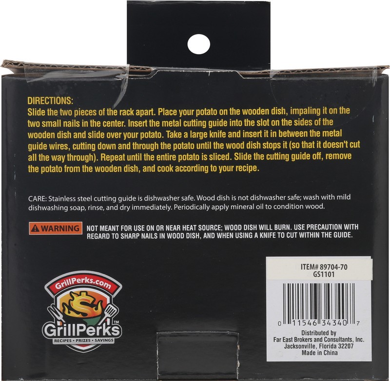 slide 4 of 4, M.R. Hasselback Potato Slicing Rack, 1 ct