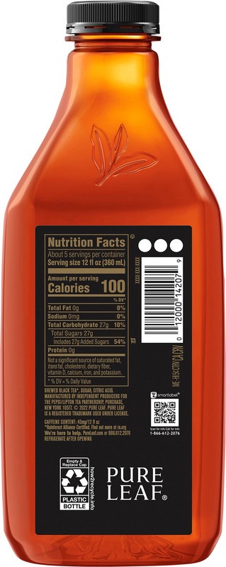 slide 2 of 5, Pure Leaf Real Brewed Tea Sweet Tea 64 Fl Oz, 64 fl oz